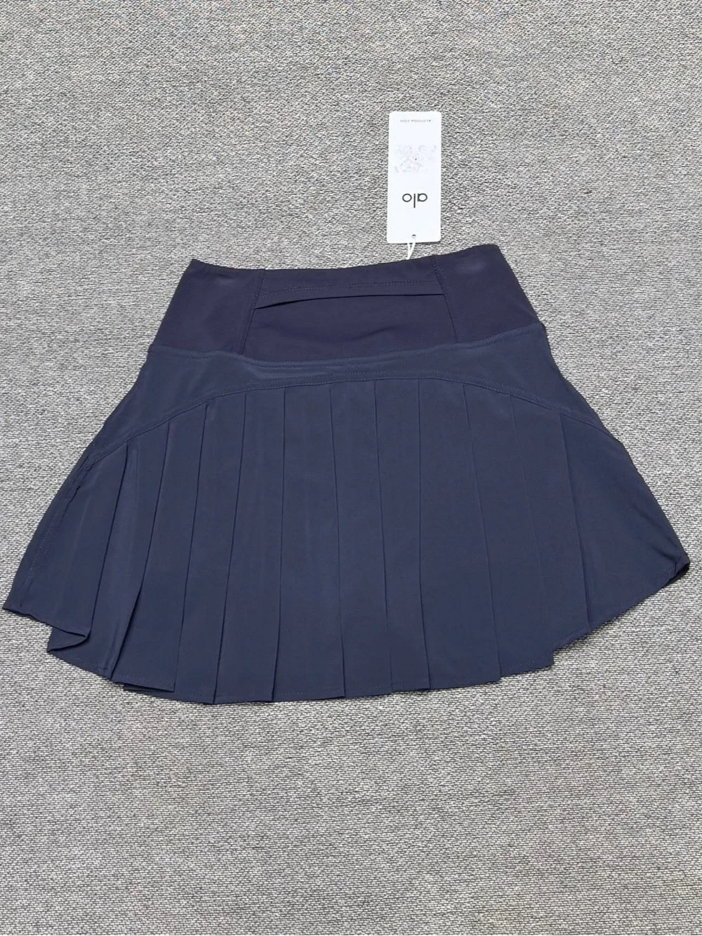 ALO Yoga Women's Navy Pleated Tennis Skirt
